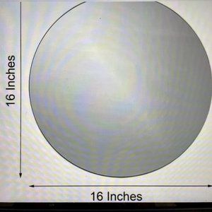 16" Round Mirror, for centerpiece, home decor, 3 per pack